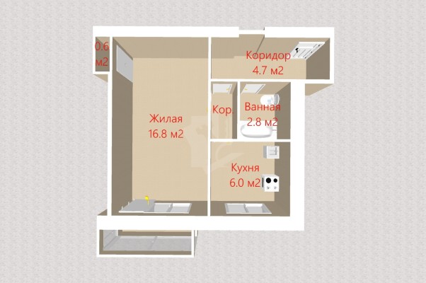 Купить 1-комнатную квартиру в г. Минске Калинина ул. 28, фото 18