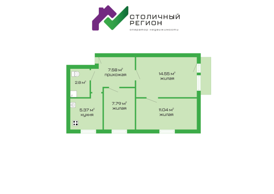 Купить 3-комнатную квартиру в г. Борисове Ватутина ул. 5, фото 12