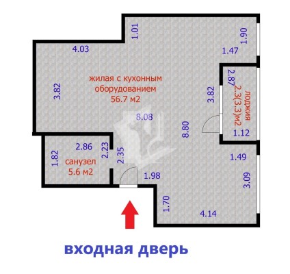 Купить 2-комнатную квартиру в г. Минске Мира пр-т  6, фото 19