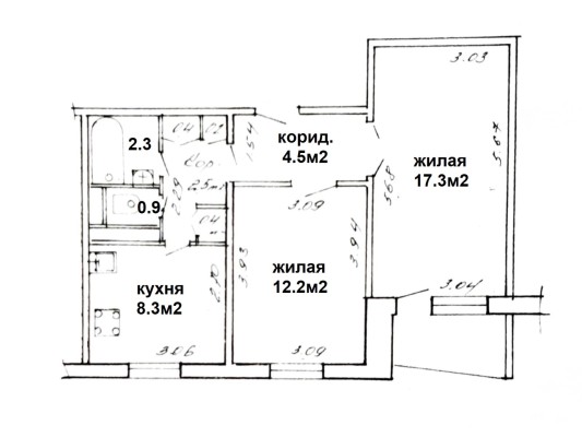 Купить 2-комнатную квартиру в г. Минске Пушкина пр-т 85, фото 15