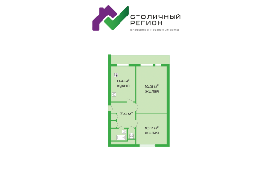Купить 2-комнатную квартиру в г. Борисове Ватутина ул. 22, фото 11