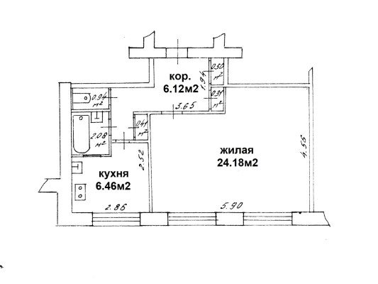 Купить 1-комнатную квартиру в г. Минске Гикало ул. 28, фото 17