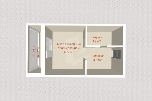 Купить 1-комнатную квартиру в г. Минске Авиационная ул. 47, фото 21