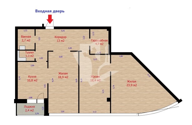 Купить 3-комнатную квартиру в г. Минске Захарова ул. 29а, фото 19