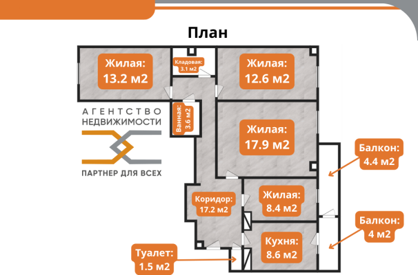 Купить 4-комнатную квартиру в г. Минске Тимошенко ул. д. 10 , фото 21