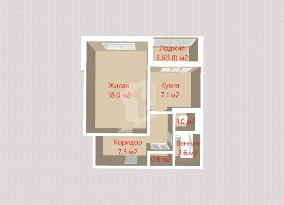 Купить 1-комнатную квартиру в г. Минске Якубова ул. 32, фото 3