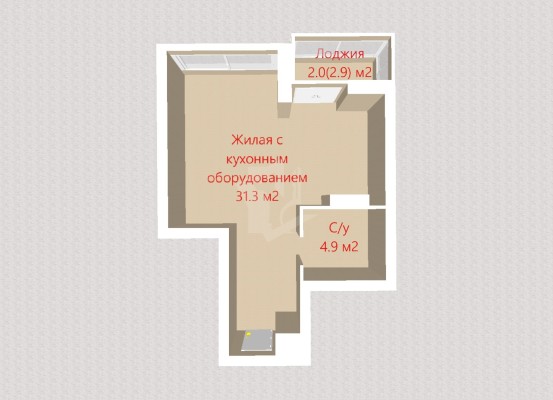 Купить 1-комнатную квартиру в г. Минске Братская ул. 12, фото 20