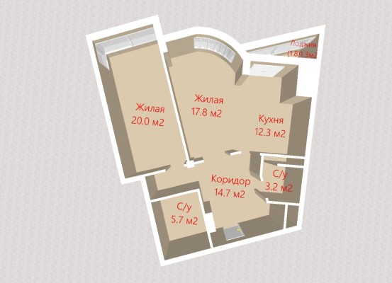 Купить 2-комнатную квартиру в г. Минске Победителей пр-т 27, фото 17