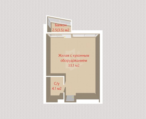 Купить 2-комнатную квартиру в г. Минске Братская ул. 1, фото 17