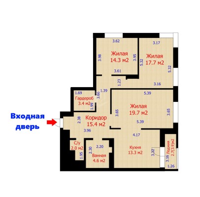 Купить 3-комнатную квартиру в г. Минске Литературная ул. 22, фото 20