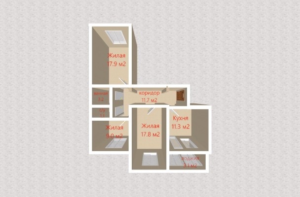 Купить 3-комнатную квартиру в г. Минске Люцинская ул. 33, фото 19