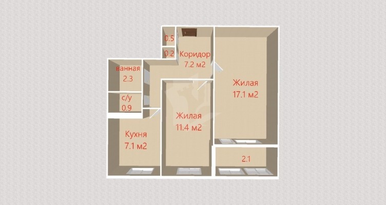Купить 2-комнатную квартиру в г. Минске Бакинская ул. 12, фото 3