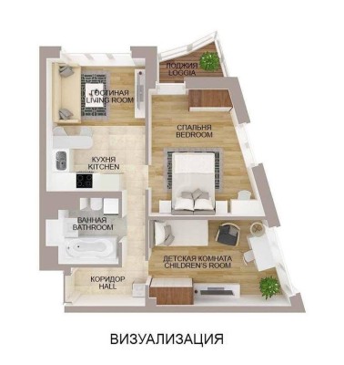 Купить 3-комнатную квартиру в г. Минске Жореса Алфёрова ул. 10, фото 11