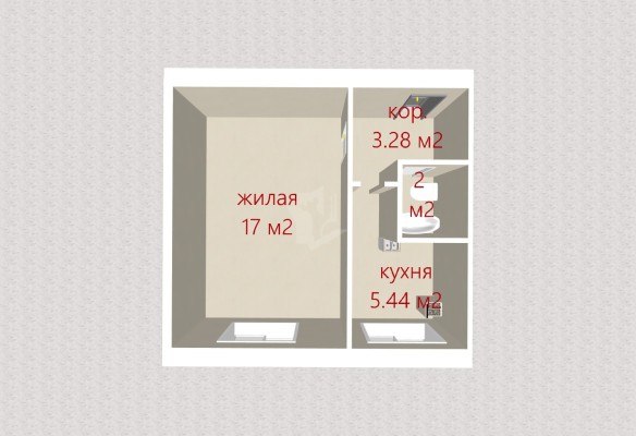Купить 1-комнатную квартиру в г. Минске Железнодорожная ул. 120, фото 11