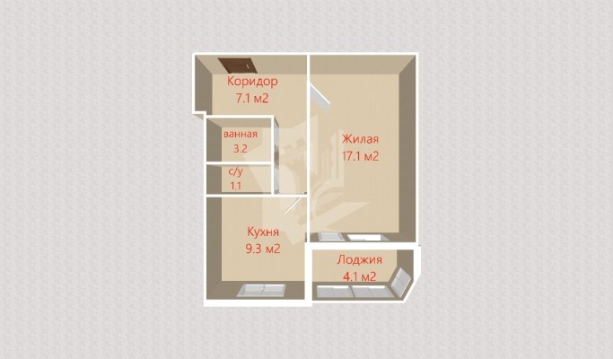 Купить 1-комнатную квартиру в г. Минске Каменногорская ул. 18, фото 16