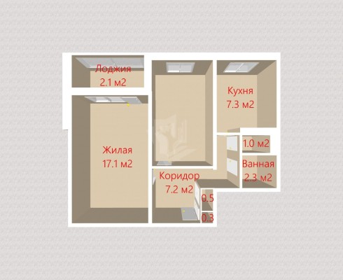 Купить 2-комнатную квартиру в г. Минске Бурдейного ул. 45, фото 19