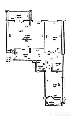 Купить 3-комнатную квартиру в г. Минске Богдановича Максима ул. 144, фото 15