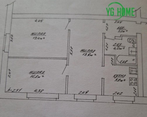 Купить 3-комнатную квартиру в г. Марьиной Горке Новая заря ул. 12, фото 25