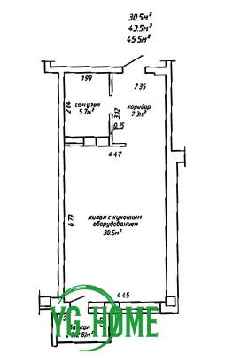 Купить 1-комнатную квартиру в г. Минске 3 Можайского пер.	 11, фото 38