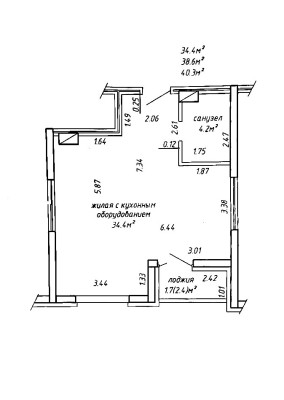 Купить 1-комнатную квартиру в г. Минске Николы Теслы ул.  14, фото 26