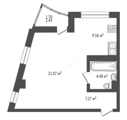 Купить 2-комнатную квартиру в г. Минске Леонида Щемелёва ул. 28, фото 3