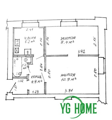 Купить 2-комнатную квартиру в г. Минске Люксембург Розы ул. 134, фото 37