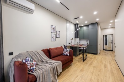 Прострная видовая евродвушка на 25 этаже с потолками 3 метра