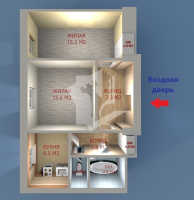 Купить 2-комнатную квартиру в г. Минске Независимости пр-т 44, фото 18