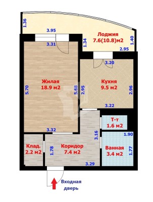 Купить 2-комнатную квартиру в г. Минске Лынькова Михася ул. 35, фото 9