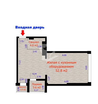Купить 3-комнатную квартиру в г. Минске Игоря Лученка ул.  7, фото 13