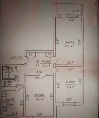 Аренда 3-комнатной квартиры в г. Минске Лобанка ул. 89, фото 9